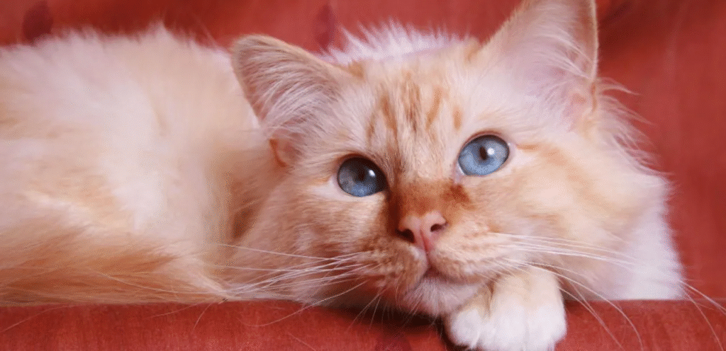 Red Point Birman | A Warm & Striking Cat Breed 1 Red Point Birman