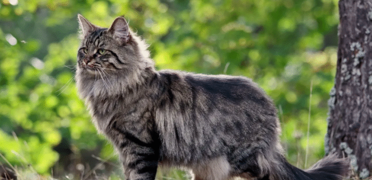 Tabby Norwegian Forest Cat